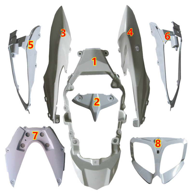 Festetlen motorkerékpár Suzuki GSXR1000 K9-hez 2009-2010-2011-2012-2013-2014 Műanyag alkatrészek Alkatrészek Festékkészlet burkolat ABS