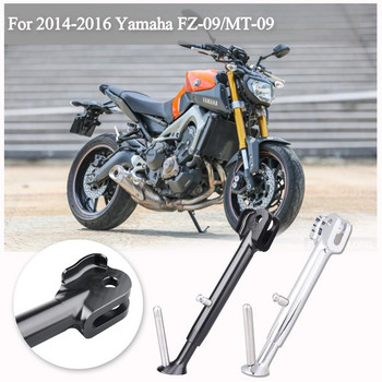 Ρυθμιζόμενη υποστήριξη ποδιών πλευρικής βάσης Kickstand για 2014 2015 2016 2017 2018 2019 Yamaha MT09 FZ09 FZ MT 09 FJ09 TRACER 900 XSR900