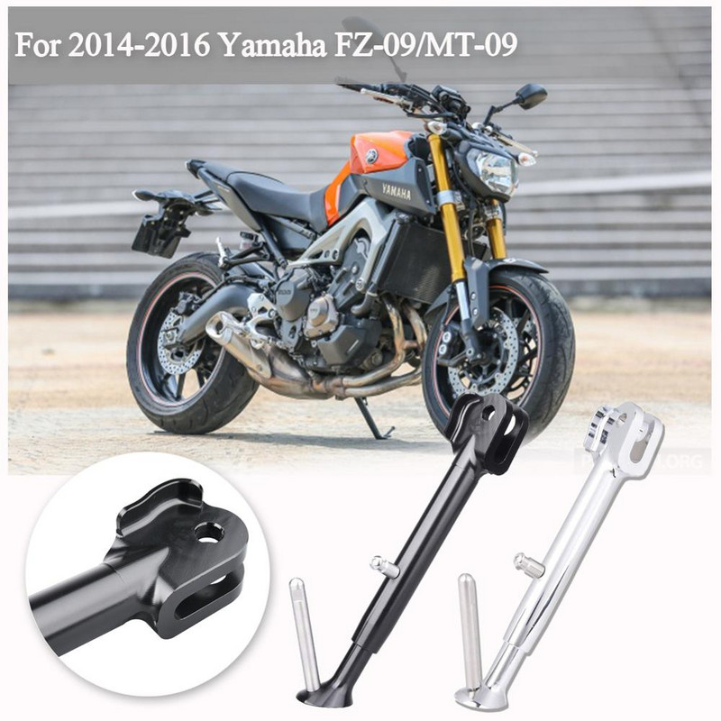 Nastaviteľný bočný stojan, opierka nôh stojana pre modely 2014, 2015, 2016, 2017, 2018, 2019, Yamaha MT09, FZ09, FZ MT 09, FJ09, TRACER 900, XSR900