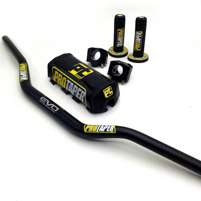 Juhtraud PRO Taper Pack Bar 1-1/8" lenksu padjad Käepidemed Pit Pro Racing Dirt Pit Bike Mootorratta CNC 28,5 mm adapter