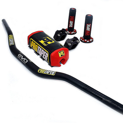 Stūre priekš PRO Taper Pack Bar 1-1/8" Stūres stienis Paliktņi Satvērēji Pit Pro Racing Dirt Pit Bike Motocikla CNC 28,5 mm adapteris