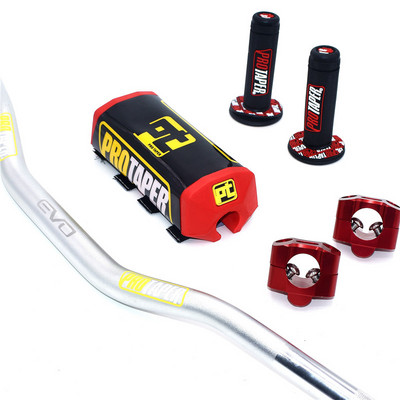 Stūre priekš PRO Taper Pack Bar 1-1/8" Stūres stienis Paliktņi Satvērēji Pit Pro Racing Dirt Pit Bike Motocikla CNC 28,5 mm adapteris
