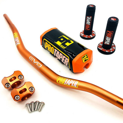 Stūre priekš PRO Taper Pack Bar 1-1/8" Stūres stienis Paliktņi Satvērēji Pit Pro Racing Dirt Pit Bike Motocikla CNC 28,5 mm adapteris