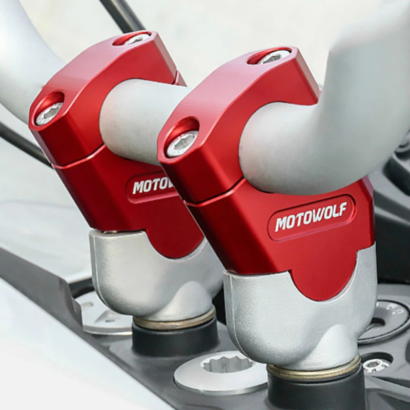 NAUJAS 22 mm 28 mm motociklo vairo pakėlimas motokroso paaukštinimo gnybtui tvirtinimo duobės motociklo priedai, skirti Yamaha, BMW