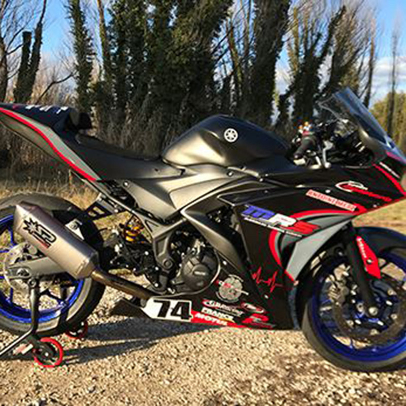 YAMAHA R3 motorkerékpár-tartozékok motorfedél készlet tok GBracinghez Yamaha MT-03 MT03 2016-2021 R3 2015-2021