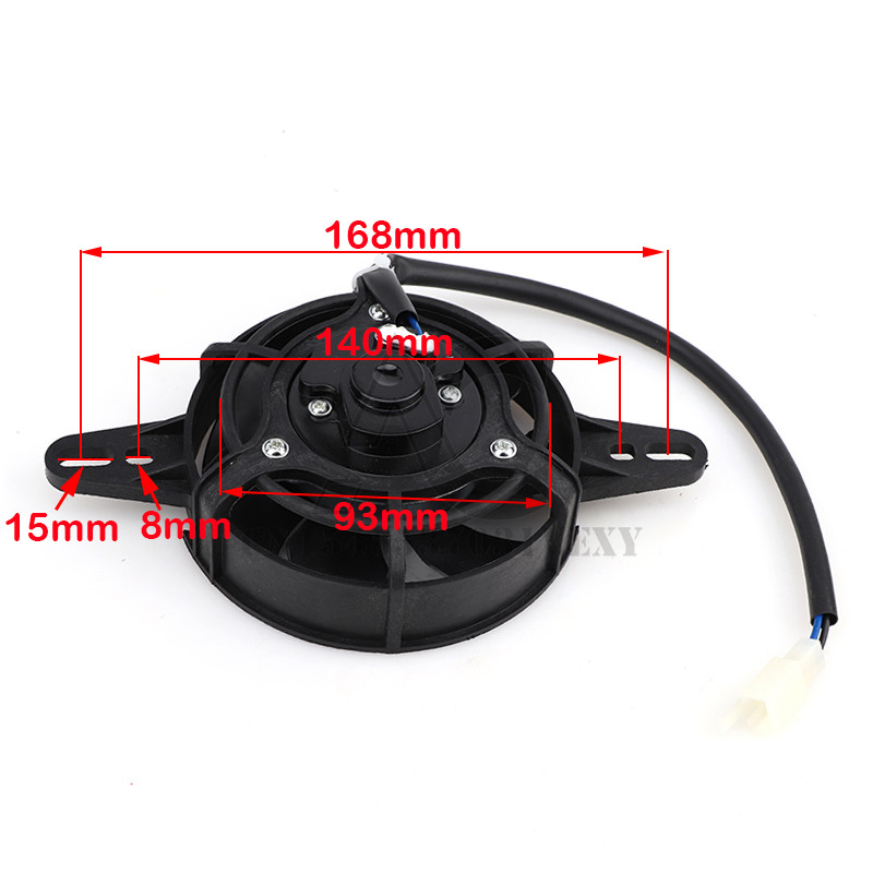 Motociklo aušinimo ventiliatorius Alyvos aušintuvas elektrinis radiatorius variklio radiatorius tinka 150cc 200cc 250cc ATV Quad Go Kart Buggy Motocross