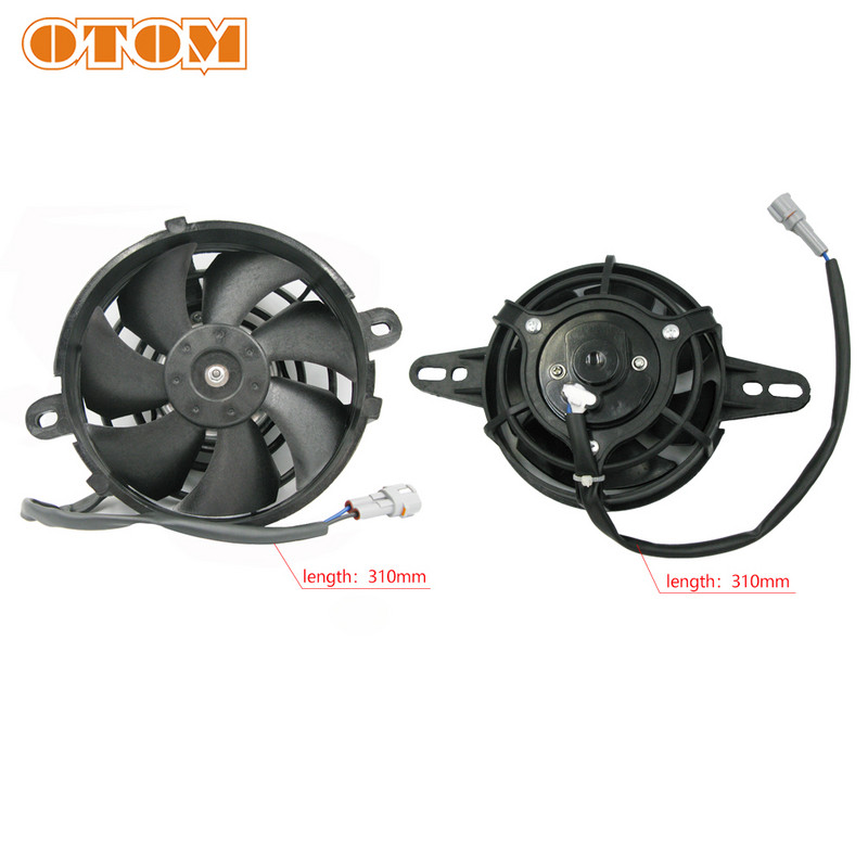 OTOM universalus motociklo radiatoriaus aušinimo ventiliatorius, alyvos aušintuvas vandens aušintuvas elektrinis ventiliatorius 4 colių 5 colių visiems purvo motociklų motokroso keturračiams