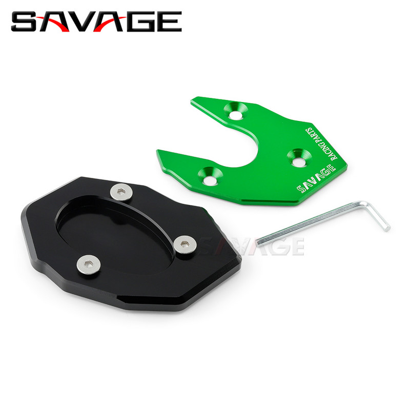 Motorkerékpár-állvány oldalsó támasztólemez KAWASAKI Z1000/R Z900 RS Z800 Z650 Z300 Z250 Motocross hosszabbító lábtartóhoz