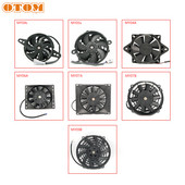 OTOM universālā motocikla dzesēšanas ventilators Dirt Pit Bike ATV Quad eļļas dzesētājs ūdens radiators elektrisks 12V priekš KTM Honda Yamaha Kawasak