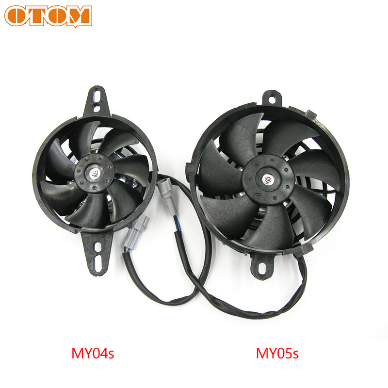 OTOM universalus motociklo aušinimo ventiliatorius Dirt Pit Bike ATV Quad alyvos aušintuvas vandens radiatorius elektrinis 12V, skirtas KTM Honda Yamaha Kawasak