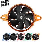 Alumīnija sakausējuma eļļas dzesētājs ūdens dzesētājs elektriskais radiators dzesēšanas ventilators priekš HONDA KAWASAKI SUZUKI YAMAHA kvadracikls Quad Go Kart Buggy