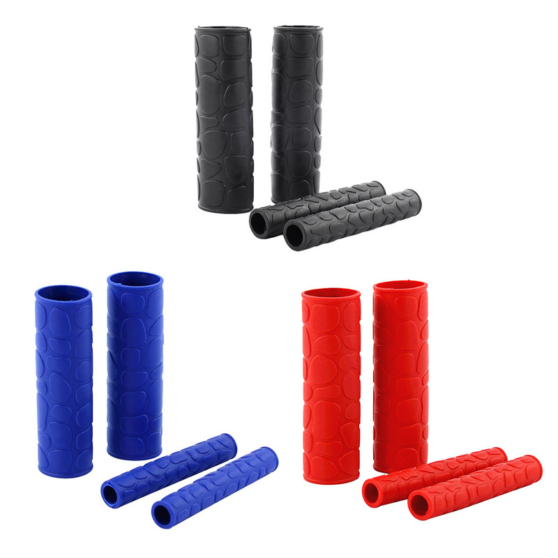 2 pár univerzális motorkerékpár kormányrúd markolat fék tengelykapcsoló kar burkolat védő puha gumi rúd fék fogantyú szilikon hüvely