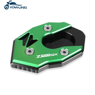 Kickstand CNC láb oldalsó állvány hosszabbító talp nagyító lemez alátét KAWASAKI Z1000SX 2011 2012 2013 2014 2015 2016-2020 Z1000SX típushoz