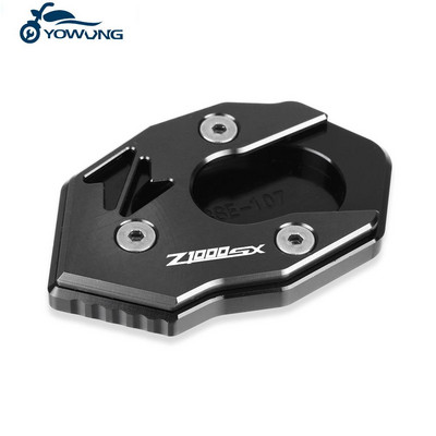 Kickstand CNC láb oldalsó állvány hosszabbító talp nagyító lemez alátét KAWASAKI Z1000SX 2011 2012 2013 2014 2015 2016-2020 Z1000SX típushoz