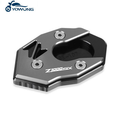 Kickstand CNC láb oldalsó állvány hosszabbító talp nagyító lemez alátét KAWASAKI Z1000SX 2011 2012 2013 2014 2015 2016-2020 Z1000SX típushoz