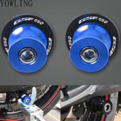 Motocyklové príslušenstvo CNC hliníkové M8 cievky kyvnej vidlice posuvné stojany skrutka pre Suzuki GSF650 BANDIT GSF 650 GSX650F 2005-2015