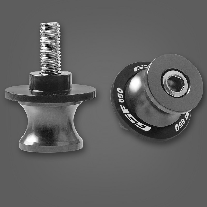 Motocyklové príslušenstvo CNC hliníkové M8 cievky kyvnej vidlice posuvné stojany skrutka pre Suzuki GSF650 BANDIT GSF 650 GSX650F 2005-2015