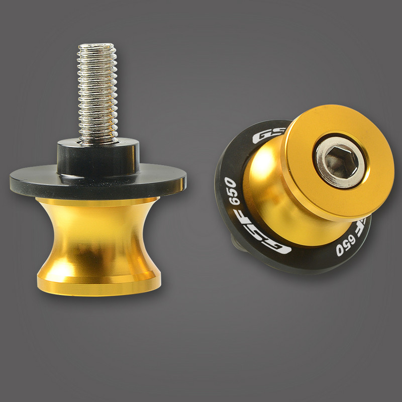 Motocyklové príslušenstvo CNC hliníkové M8 cievky kyvnej vidlice posuvné stojany skrutka pre Suzuki GSF650 BANDIT GSF 650 GSX650F 2005-2015