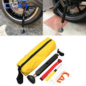 Prenosný stojan na motocykel, stojan na trail, zadný koleso, núdzový bočný stojan, stojan pre Honda, Yamaha, Kawasaki, KTM, Suzuki atď.