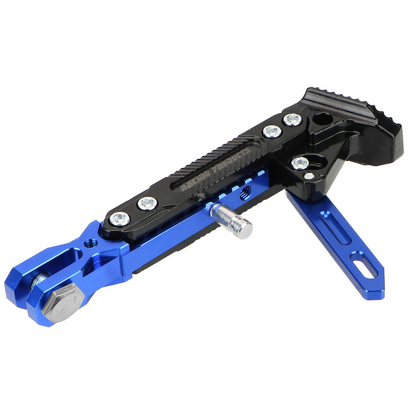 Láb oldalsó állvány elektromos motorkerékpár motorkerékpárhoz, CNC rúgó állvány rögzítőkeret Állítható támasztó motorkerékpár tartozékok