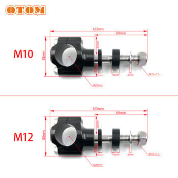 OTOM Скоба за кормило на мотоциклет CNC скоби от алуминиева сплав 1 1/8\