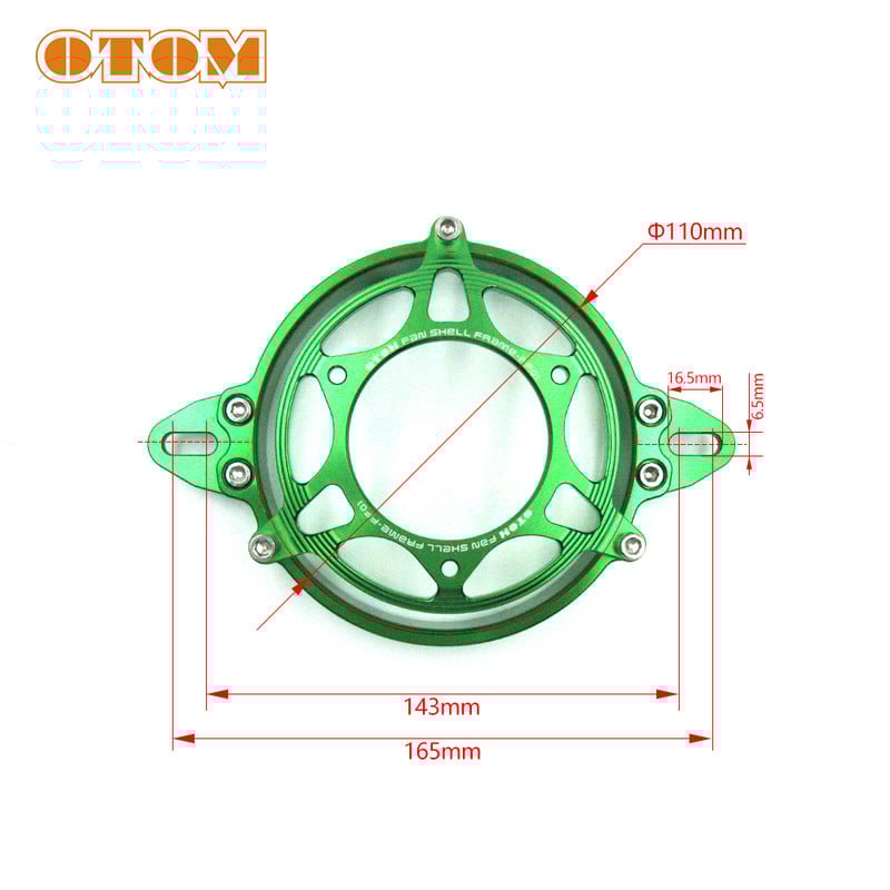 OTOM motocikl CNC školjka ventilatora Zaštitni nosač okvira Poklopac Motocross univerzalni dodatak za CRF XCF FC/FE KXF RMZ WRF 250 450