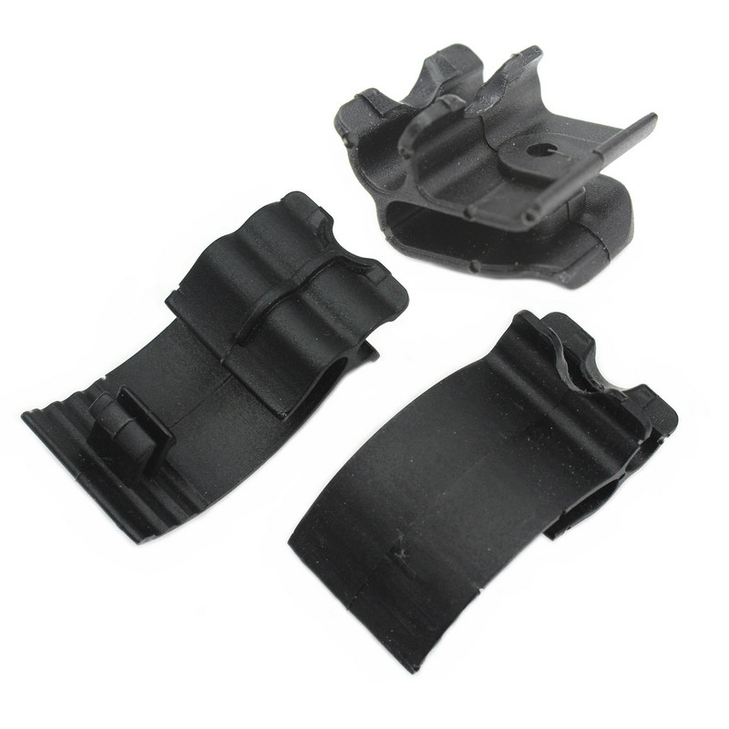 Bočné klipy na kryt batérie pre HARLEY Sportster XL883 XL1200 2004 2005 2006 2007 2008 2009 2010 2011 2012 2013 plastové čierne