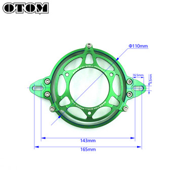 OTOM Universal μοτοσυκλέτα CNC αλουμινίου MY04s Ηλεκτρικό ψυγείο Κέλυφος ανεμιστήρα ψύξης Πλαίσιο Προστασία δοχείου νερού Εξαρτήματα καλύμματος βραχίονα