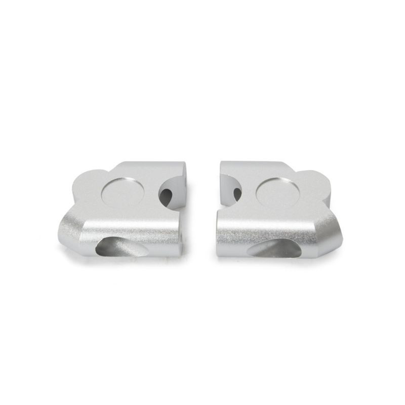 Univerzális eloxált 2 hüvelykes elforgatható motorkerékpár kormányrúd emelő 7/8 22 mm-es zsíros kormányhoz bilincs motorkerékpár tartozékok