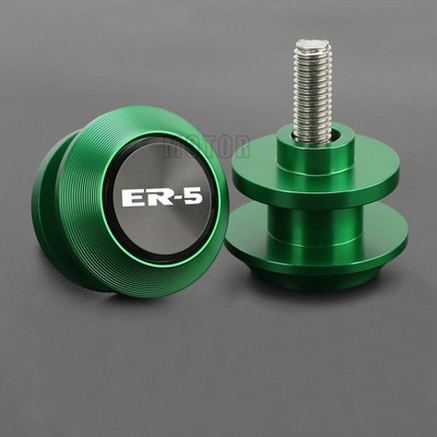 ER-5 ΓΙΑ KAWASAKI ER5 1996-2007 2006 2005 2004 2003 2002 2001 2000 1999 Μοτοσικλέτα 8mm/10MM Swingarm Spool Stand Screws Slider