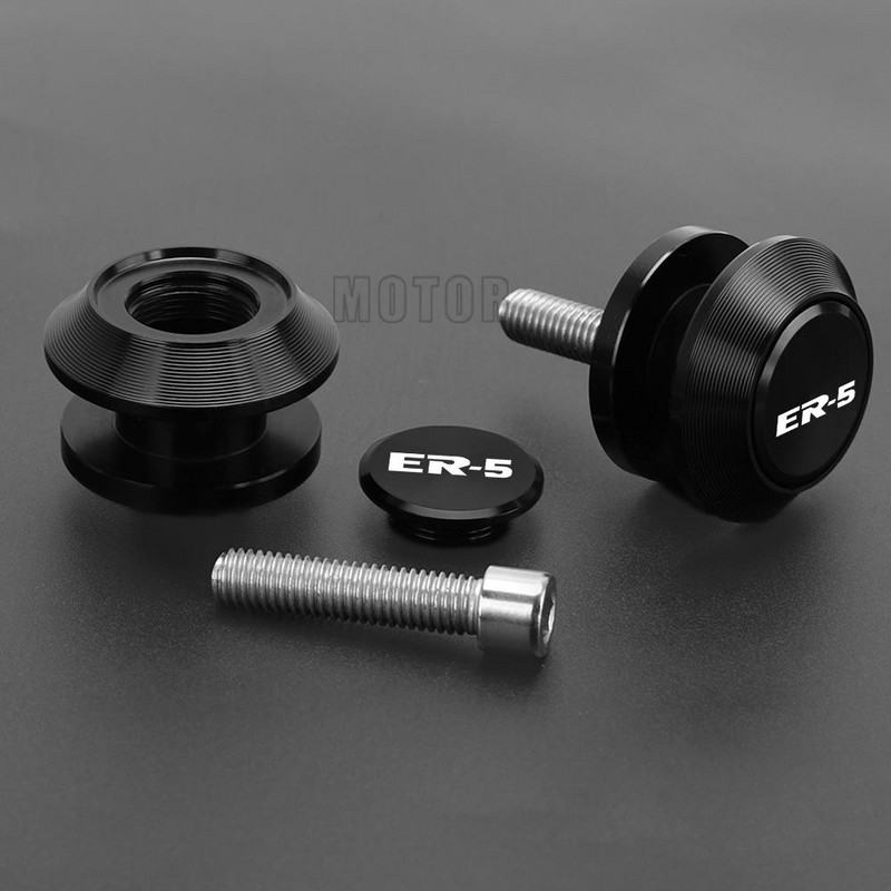 ER-5 PRE KAWASAKI ER5 1996-2007 2006 2005 2004 2003 2002 2001 2000 1999 MOTOCYKEL 8MM/10MM kyvná vidlica, stojan, skrutky, posuvník