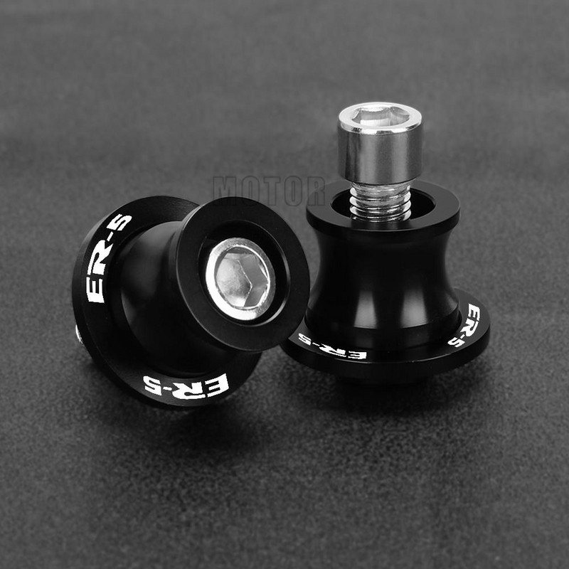 ER-5 PRE KAWASAKI ER5 1996-2007 2006 2005 2004 2003 2002 2001 2000 1999 MOTOCYKEL 8MM/10MM kyvná vidlica, stojan, skrutky, posuvník