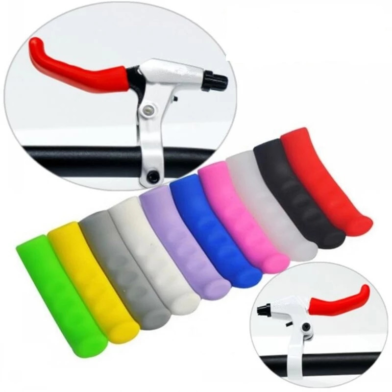 Universalus silikono gelio stabdžių rankenos svirties dangtelis kalnų plento dviračių dviračių apsaugos dangtelis, apsauginis dėklas, MTB priedai