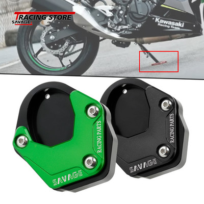 Sānu atbalsta statīva plāksne KAWASAKI NINJA 400 1000 Z400 Z1000SX VERSYS 650 2018-2020 motocikla pagarinājuma pēdas paliktņa atbalstam