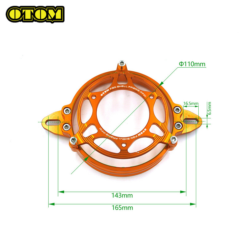 Ansamblu ventilator radiator universal de 4 inci pentru motocicletă rezervor de apă pentru motocicletă KTM CRF YZF KXF RMZ AVANTIS MOTOLAND KAYO BRZ Dirt Bike