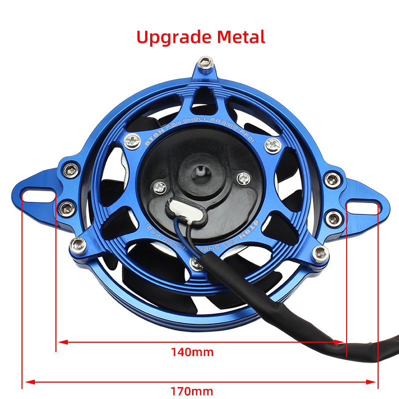 Új olajhűtő ventilátor vízhűtő elektromos radiátor hűtő készlet SUZUKI YAMAHA HONDA KAWASAKI Atv Quad Go Kart Buggyhoz