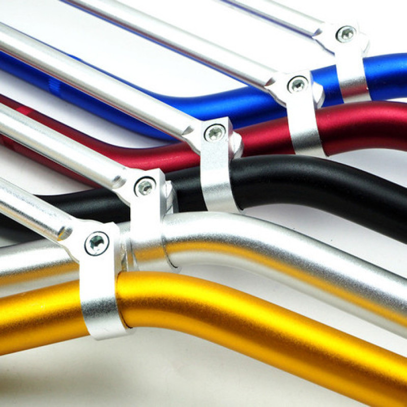 Ghidon universal pentru motociclete CNC de 800 mm, aliaj de aluminiu pentru motocicletă, scuter, volan, antirugină, mâner, 7/8 inchi