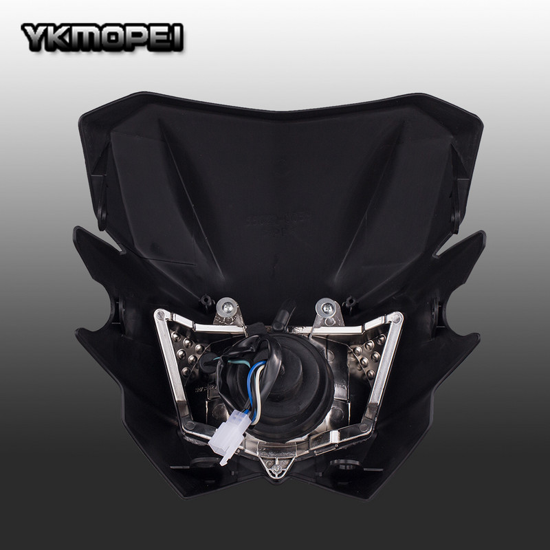 Nový univerzálny 12V 35W Vision svetlomet, rok výroby 2022, vhodný pre KLX 110, KLX 150, KLX 250, terénny, motokrosový, Dirt Pit Bike