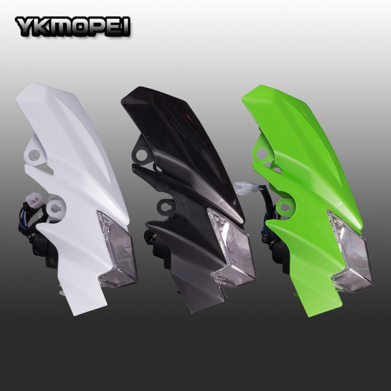 Nový univerzálny 12V 35W Vision svetlomet, rok výroby 2022, vhodný pre KLX 110, KLX 150, KLX 250, terénny, motokrosový, Dirt Pit Bike