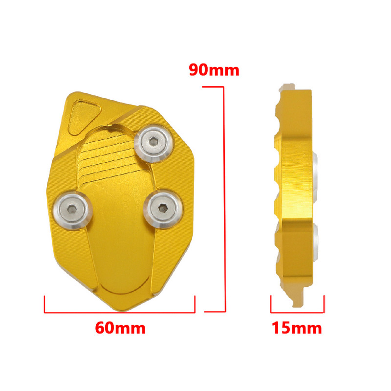 Predĺženie bočného stojana pre YAMAHA TMAX530 XP530 Bronze Max 530 2012 2013 2014 Motocykel Bočný stojan Zväčšovacia podložka