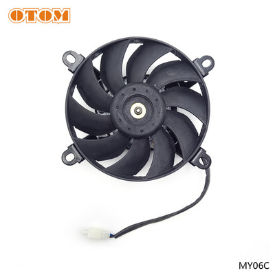 OTOM 12V Radijator Termo električni Okrugli oblik Spremnik za vodu Ventilator za hlađenje za CRF YZF KXF RM KLX DRZ Quad ATV Go Kart Buggy Motocross