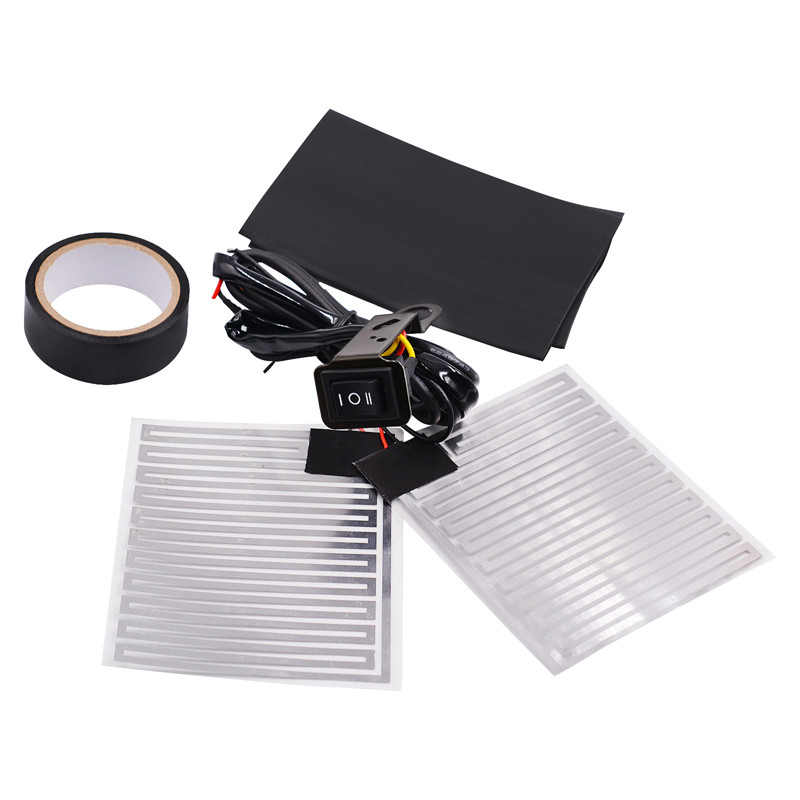 Univerzálne vyhrievané rukoväte 12V pre motocyklové elektrické vyhrievané rukoväte, sada na opravu ručných rúk, univerzálna elektrická vyhrievacia vložka do riadidiel