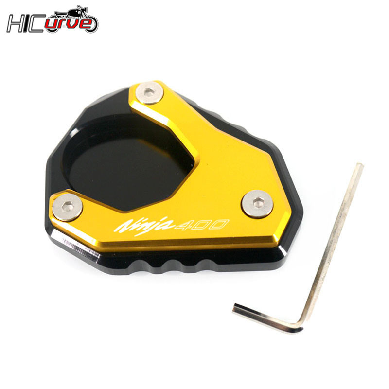 Za KAWASAKI NINJA400 NINJA 400 Z400 2018 2019 2020 2021 motocikl CNC postolje za noge, bočno postolje, produžetak potporne ploče