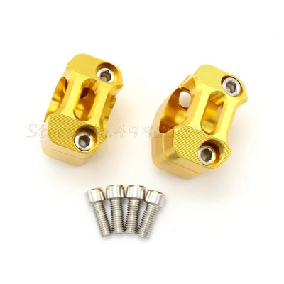 Pár 1 1/8" CNC hliníkových stúpačiek na riadidlá motocykla, 28 mm nastaviteľné svorky na tučné riadidlá, univerzálny model motocykla