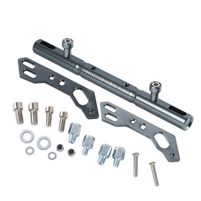  Červené zrkadlo na motocykel, sedadlo, multifunkčná predlžovacia tyč, vyvažovacia tyč, priečna tyč, volant, riadidlá motocykla 