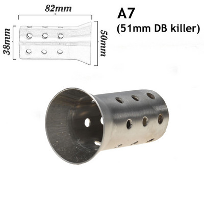 35 mm-es 42 mm-es 45 mm-es 48 mm-es 60 mm-es DB Killer univerzális motorkerékpár kipufogódob hangtompító betét terelőlemez DB Killer hangtompító rozsdamentes acél