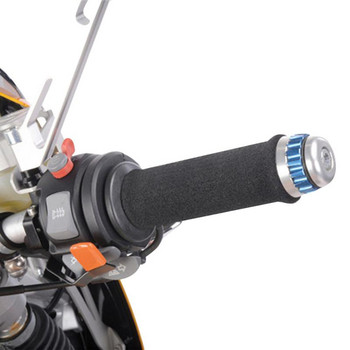 Универсален капак за дръжка на мотоциклет Пяна за мотоциклет Антивибрационна комфортна ръкохватка на кормилото Гъба за диаметър 3,17-3,68 СМ