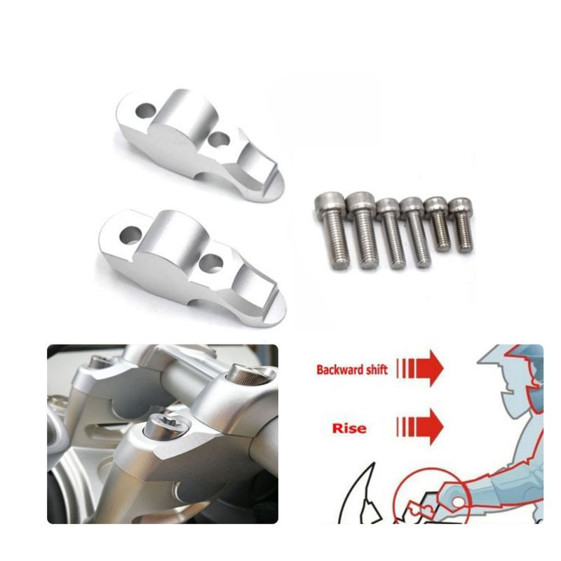 7/8"-es 22 mm-es elfordítható motorkerékpár többfunkciós kormányemelő nyomáskódos hosszabbító bilincs univerzális Hondához Kawasához