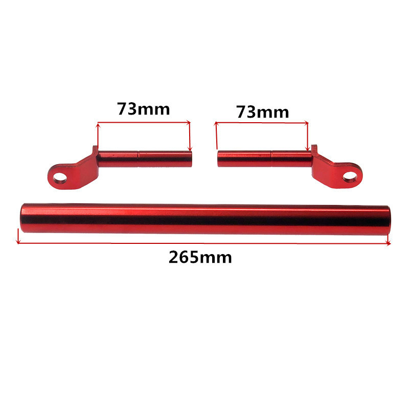 Motociklo modifikuoto aliuminio lydinio prailginimo vairo balanso strypas Elektromobilis Daugiafunkcis priekinių žibintų laikiklis Moto priedai