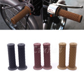 Univerzálna motocyklová 7/8" 22mm vintage gumená rukoväť na riadidlá pre CG125 CB400 Bobber Cafe Racer Custom